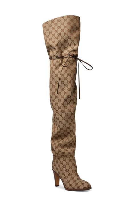 fake gucci over the knee boots|gucci thigh high boots sale.